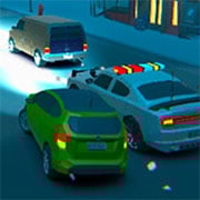 3D Night City: 2 Player Racing – Corrida Noturna em Dupla