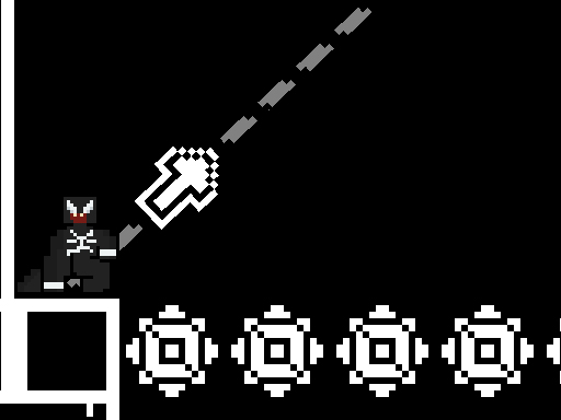 8Bit Black Ropeman – Aventura Pixelada do Homem-Corda