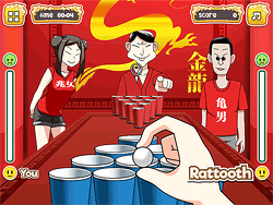 Beer Pong Girl HTML5 – Jogo de Arremesso de Copos