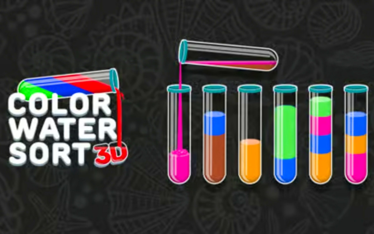 Color Water Sort 3D – Quebra-Cabeça de Cores