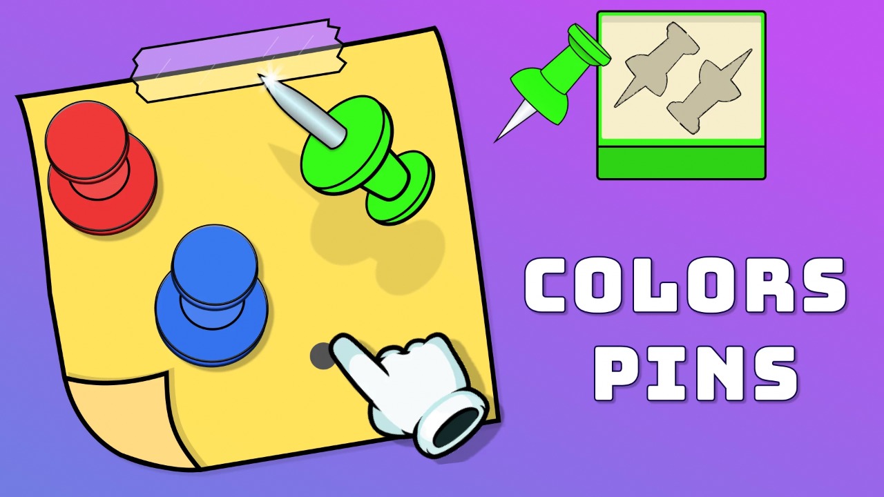 Colors pins – Alfinetes Coloridos