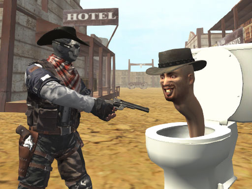 Cowboy vs Skibidi Toilets – Duelo no Velho Oeste