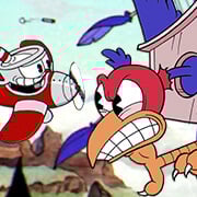 Cuphead: Wally Warbles Boss Fight – Duelo Aéreo na Aviário