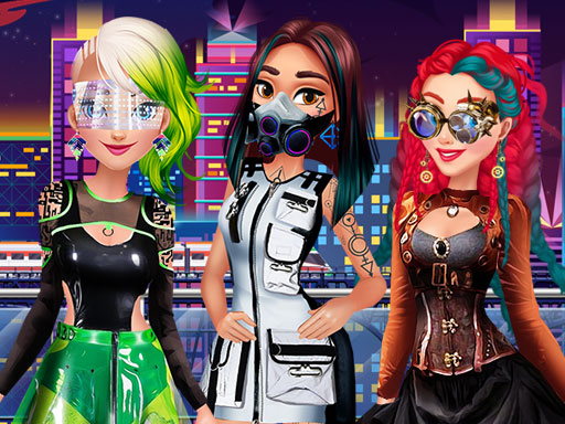 Cyberpunk City Fashion – Moda Futurista na Cidade