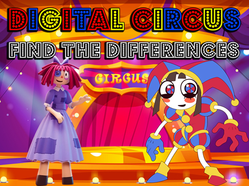 Digital Circus Find The Differences – Encontre as Diferenças no Circo Digital