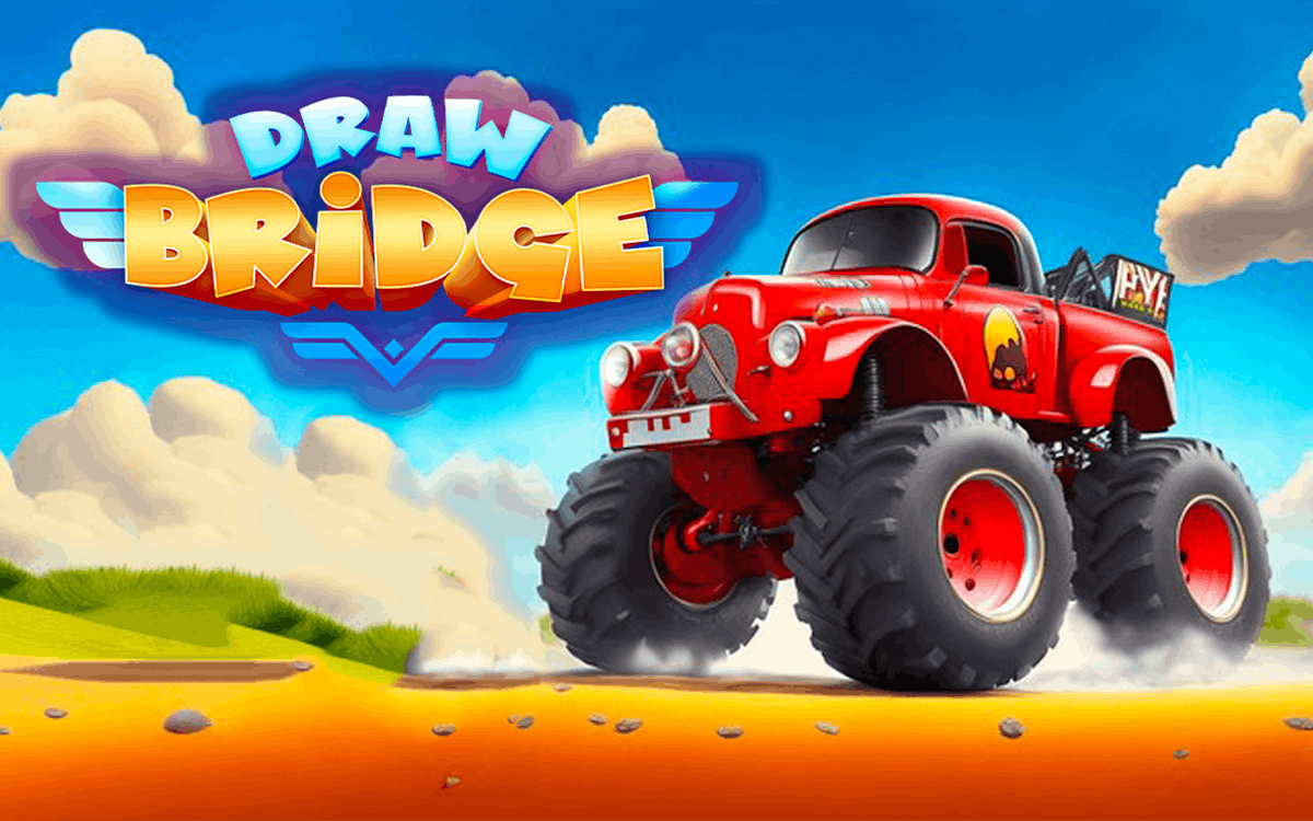 Draw Bridge 3D – Monster Truck – Ponte Maluca com Caminhão Monstro