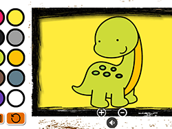 Easy Kids Coloring Dinosaur – Colorir Dinossauros para Crianças