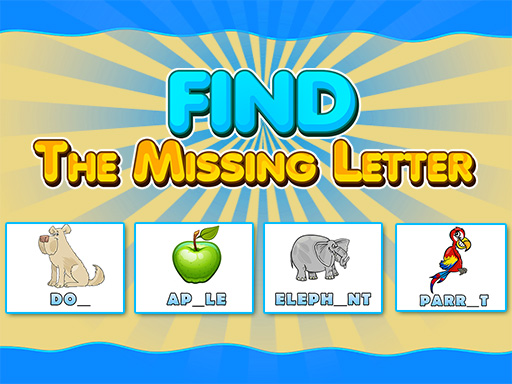 Find The Missing Letter – Encontre a Letra Perdida