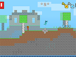 Fire and Water Stickman – Desafio de Fogo e Água