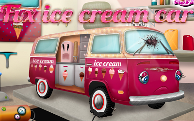Fix Ice Cream Car – Consertando a Van de Sorvete