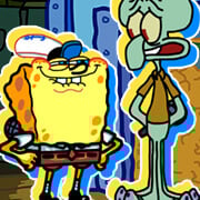 FNF Memeing In Bikini Bottom – Batalha Musical na Fenda do Biquíni