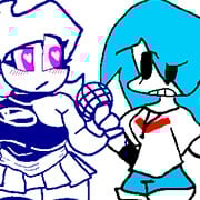 FNF: Sky vs Skyblue – Duelo Musical no Céu