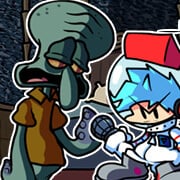 FNF Suicidal Depressive Night vs Squidward – Batalha Musical com Lula Molusco