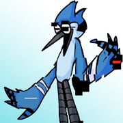 FNF vs Corrupted Pibby Mordecai – Mordecai Corrompido no Friday Night Funkin'