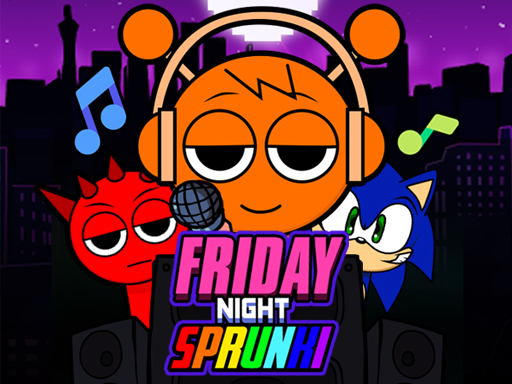Friday Night Sprunki – Noitada com Sprunki