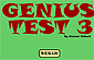 Genius Test 3 – Teste de Inteligência
