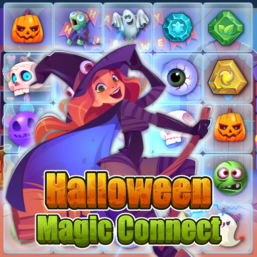 Halloween Magic Connect – Quebra-Cabeças Mágico de Halloween