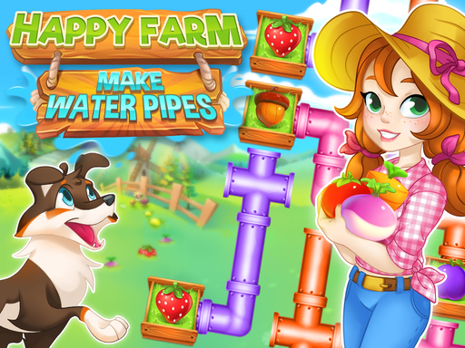 Happy Farm Make Water Pipes – Fazenda Feliz com Tubulações