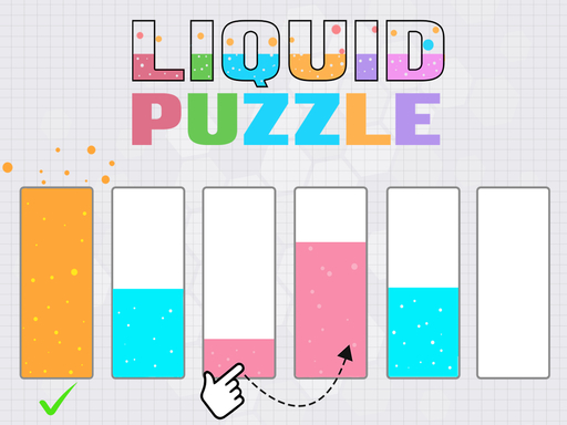 Liquid puzzle sort the color – Quebra-cabeça Líquido de Cores
