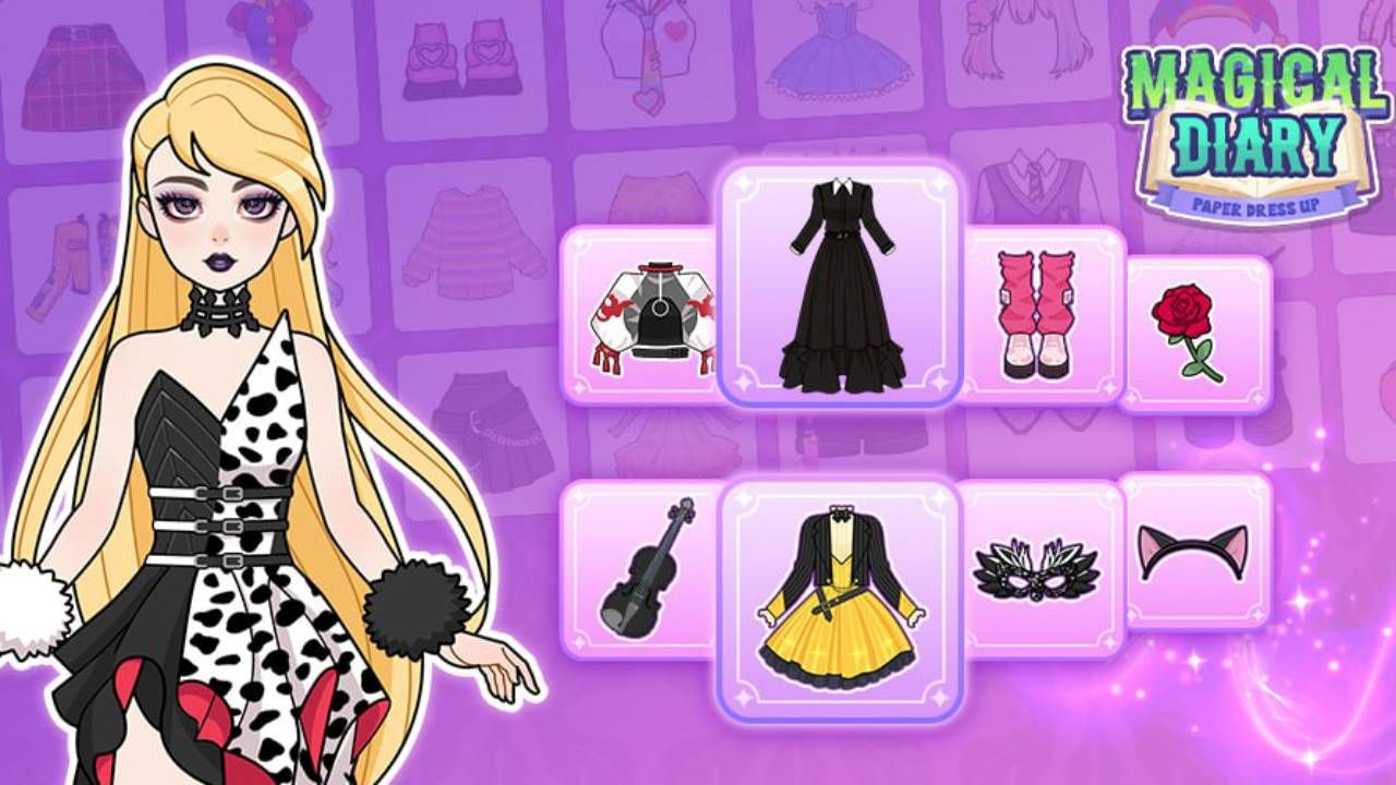Magical Diary: Paper Dress Up – Diário Mágico de Roupas de Papel