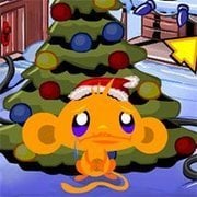 Monkey GO Happy Xmas Tree – Macaco Feliz na Árvore de Natal
