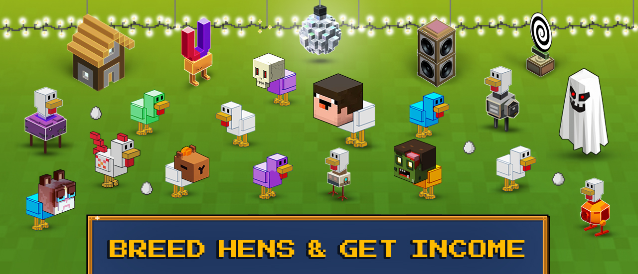 Noob Chicken Farm Tycoon – Fazenda de Galinhas para Iniciantes