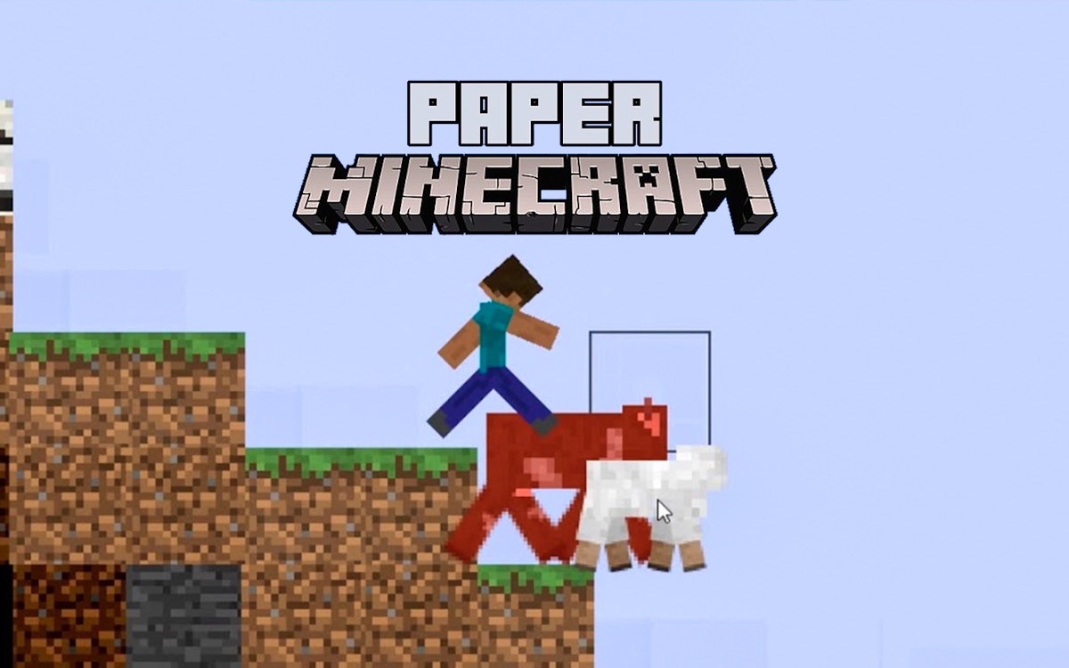 Paper Minecraft – Minecraft de Papel