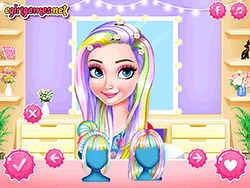 Princesses Pastel Hairstyles – Penteados Coloridos de Princesas