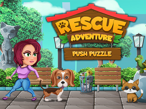 Push Puzzle Rescue Adventure – Aventura de Quebra-Cabeça Empurrão