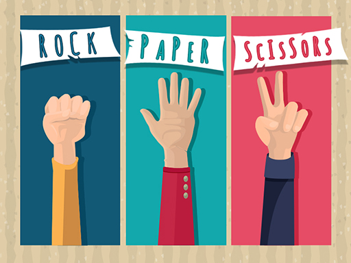 Rock Paper Scissors – Pedra, Papel e Tesoura