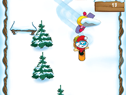 Smurfy Snowboard – Snowboard dos Smurfs