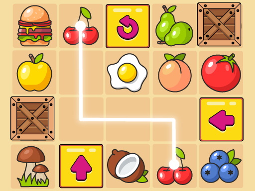 Snack Mahjong – Quebra-Cabeça com Comidas