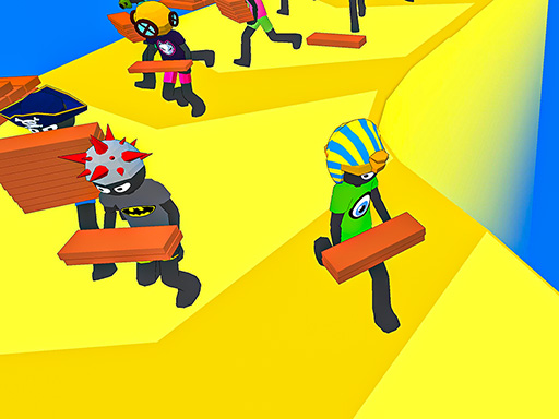 Stickman Planks Fall – Desafio dos Troncos em Queda