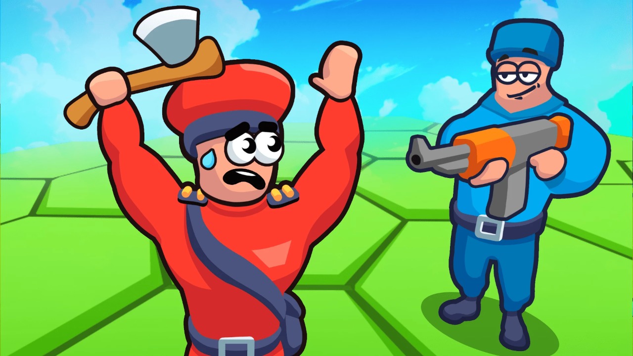 Tile Hex World: Red vs Blue – Hexágonos Vermelhos vs Azuis