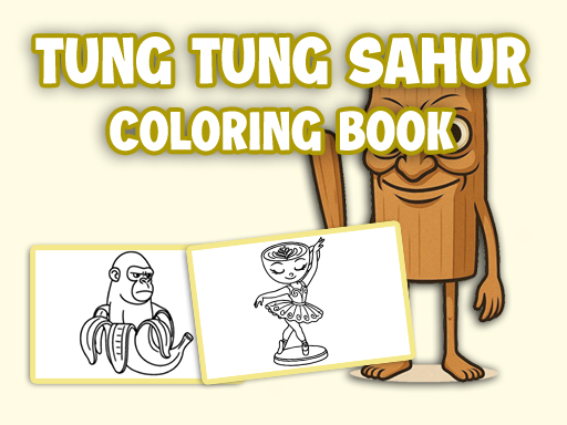 Tung Tung Sahur Coloring Book – Livro de Colorir Divertido